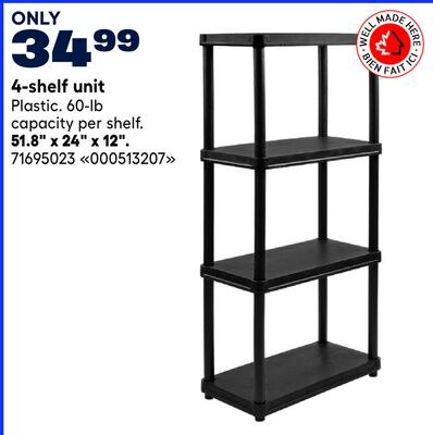 VALU+ 4-shelf unit