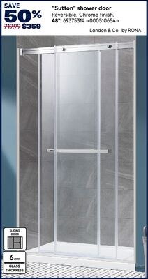 Landon & Co. by RONA "Sutton" shower door