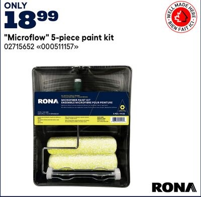 RONA Microflow" 5-piece paint kit