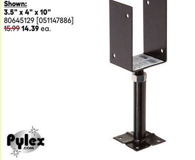PYLEX supports and screw anchors