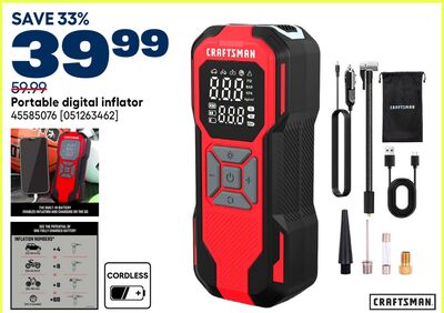 Craftsman Portable digital inflator