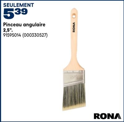 Pinceau angulaire 2,5" RONA