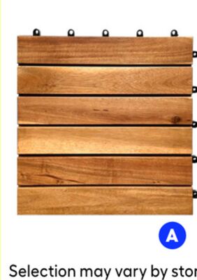 All in-stock acacia or composite terrace tiles …