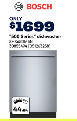 "500 Series" dishwasher