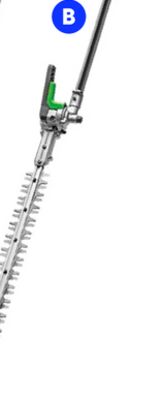 Hedge trimmer attachment