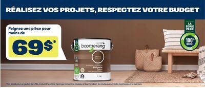 PEIGNEZ UNE PIÈCE POUR MOINS DE 69$