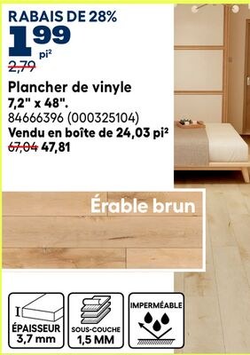 Plancher de vinyle