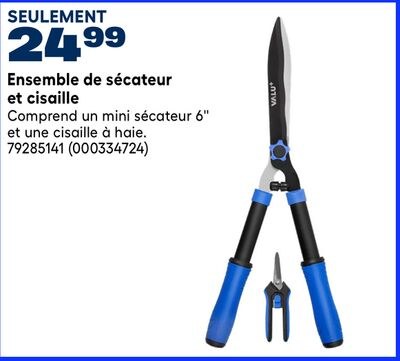 Ensemble de sécateur et cisaille