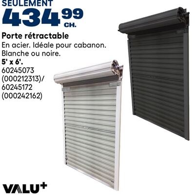 Porte rétractable
