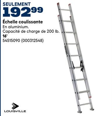 Échelle coulissante