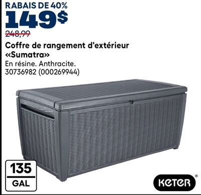 Coffre de rangement d'extérieur «Sumatra» KETER