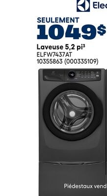 Laveuse 5,2 pi³ Electrolux