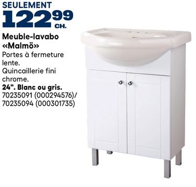Meuble-lavabo «Malmö»