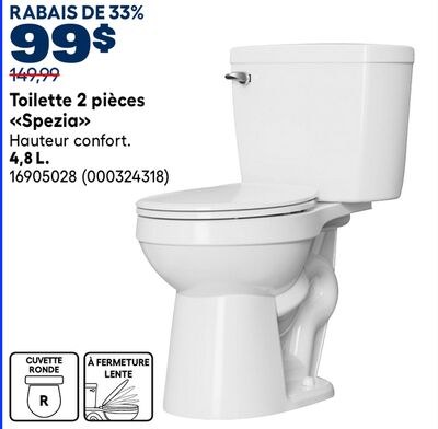 Toilette 2 pièces «Spezia»