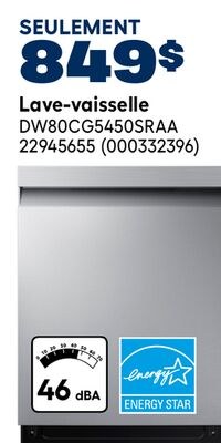 Lave-vaisselle Samsung