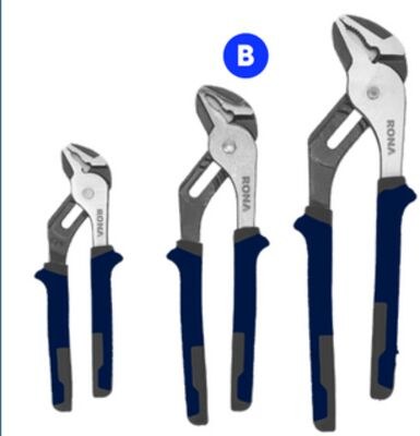 Ensemble de 3 pinces multiprises