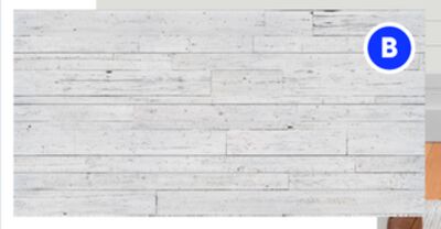 Wood look, white