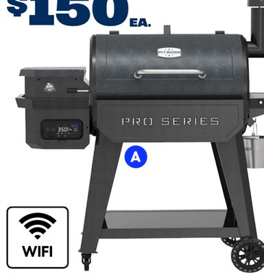 "850 Pro Series" pellet grill