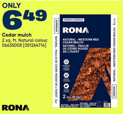 RONA Cedar mulch