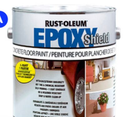 Rust-Oleum One Coat Concrete Floor Paint - Acry…