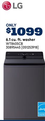 LG 6.1 cu. ft. washer