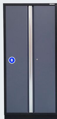 2-door tall garage cabinet