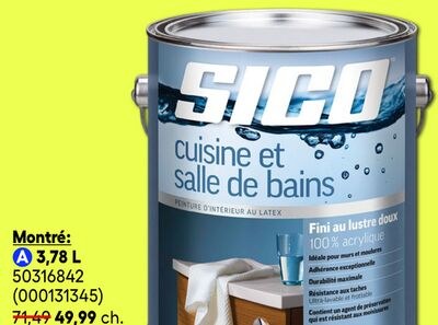 Tous les formats de peinture SICO Spécialité, 3…