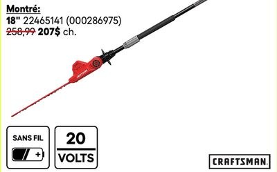 Tous les taille-haies 20 V CRAFTSMAN