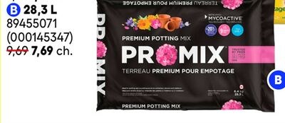Tous les terreaux d'empotage PROMIX