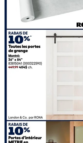 Protection de sol temporaire RONA
