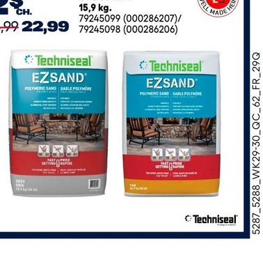 Sable polymère Techniseal EZ SAND