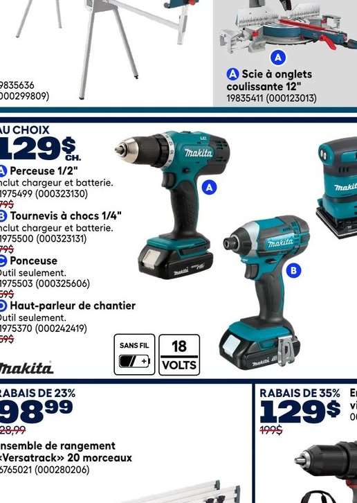 Bosch Établi pliant