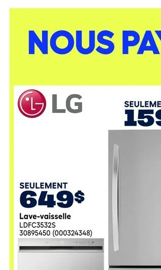 LG Lave-vaisselle LDFC3532S