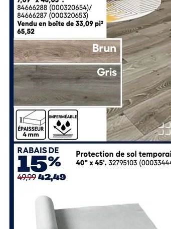 Plancher de vinyle