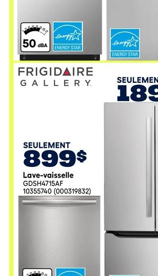 Frigidaire Gallery Lave-vaisselle GDH4715AF