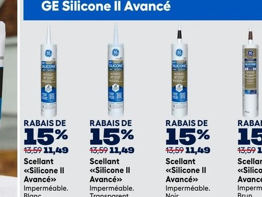 GE Scellent «Suprême Silicone»