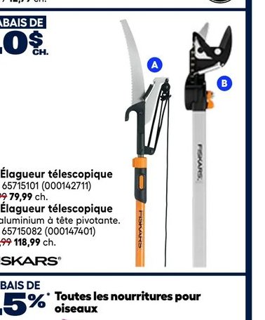 Élagueur télescopique Fiskars