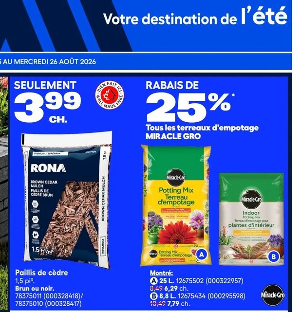 RONA Poillis de cèdre