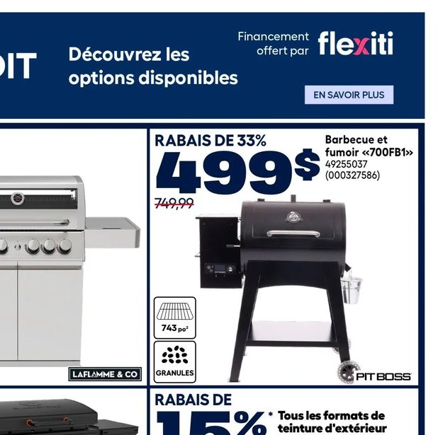Barbecue et fumoir 700FB1 PIT BOSS