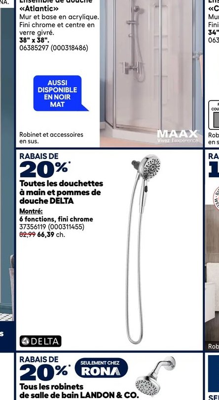 Ensemble de douche «Atlantis»
