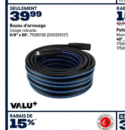 Boyau d'arrosage Valu+