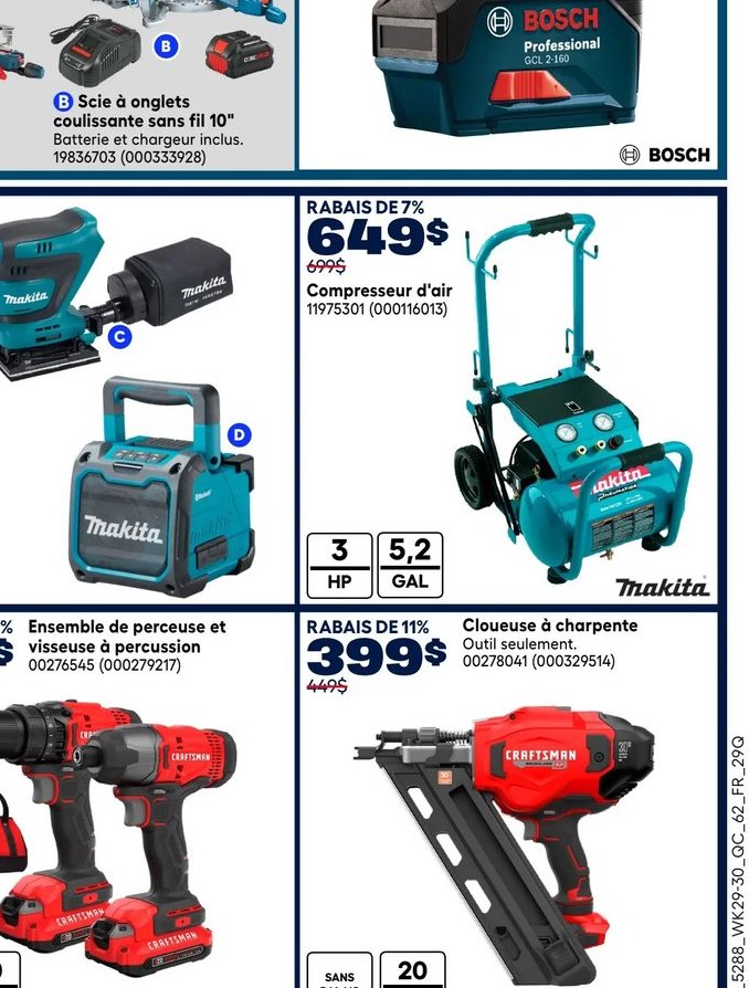 Bosch Scie à onglets coulissante sans fil 10"