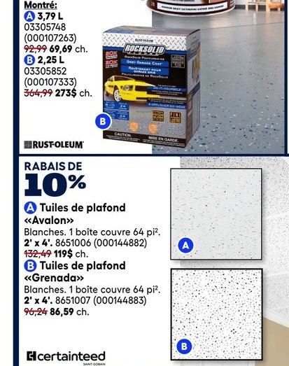Revêtement Rust-Oleum Epoxyshield