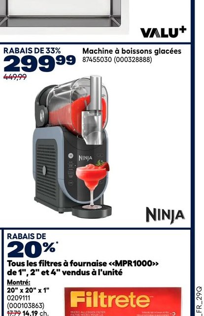 Machine à boissons glacées Ninja