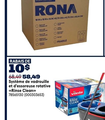 Boîte de déménagement RONA