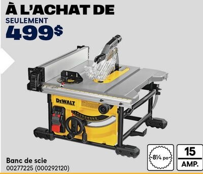 Dewalt Banc de scie