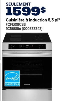 Cuisinière à induction 5,3 pi³