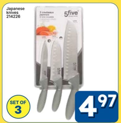 5five Japanese knives
