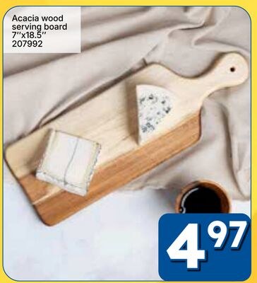 Acacia wood serving board
