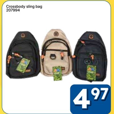 Crossbody sling bag